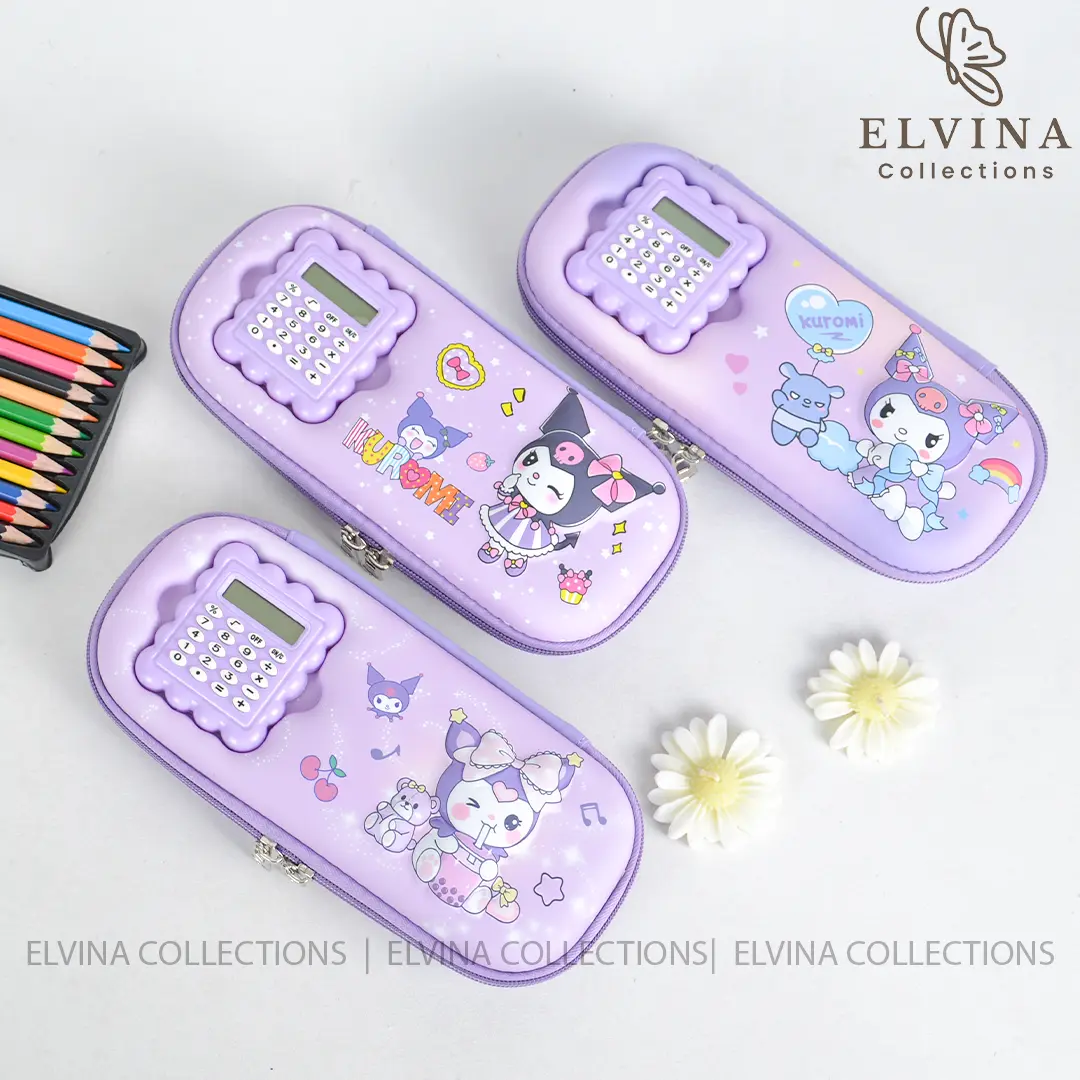 kuromi pencil case with calculator 1760 8